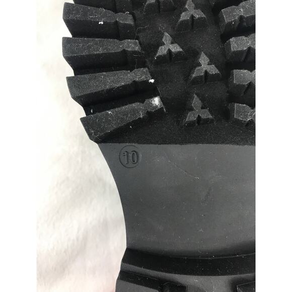 New Steve Madden Women's 10 Black Aerin Loafers Lug Sole - Picture 11 of 13